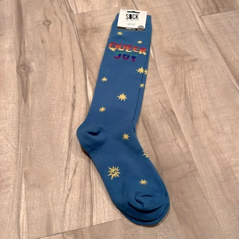 NWT Sock it to me Queer Joy Knee High Socks
